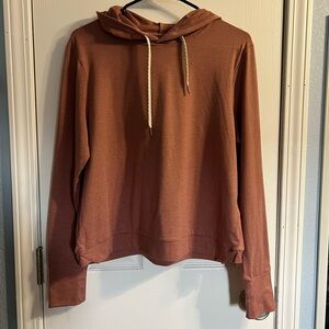 Pulse women’s lightweight heather pink hoodie size medium